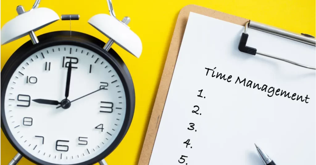 Time management is life management. five tips to improve time management