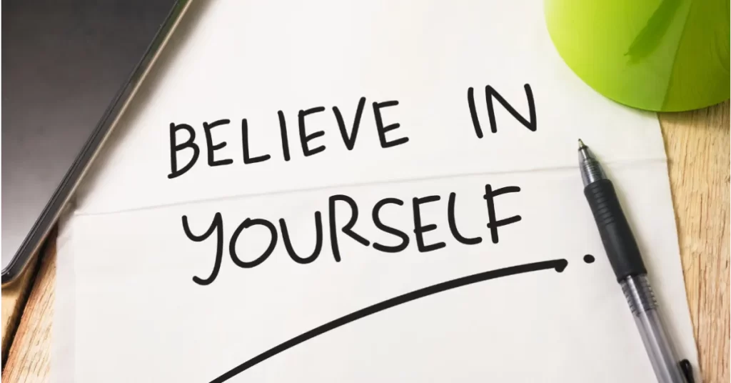 Who should you trust? Why you need to trust yourself. Believe in yourself. Self confidence