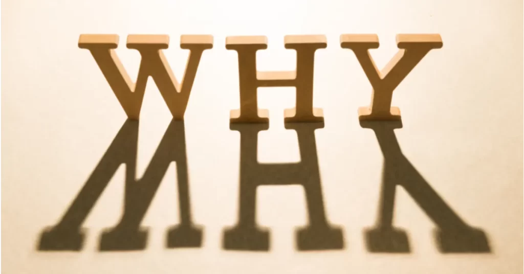 When do we stop asking why?