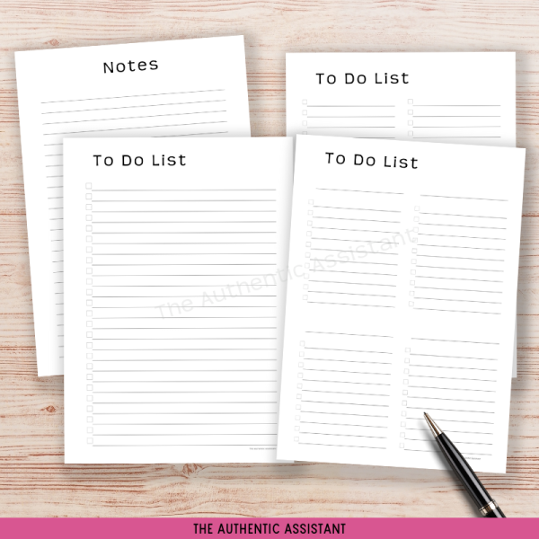 To DO List pages