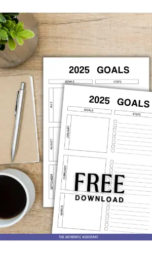 Free Download of January 2025 printable planners