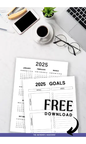 Free Printable planners. 2025 calendar on one page